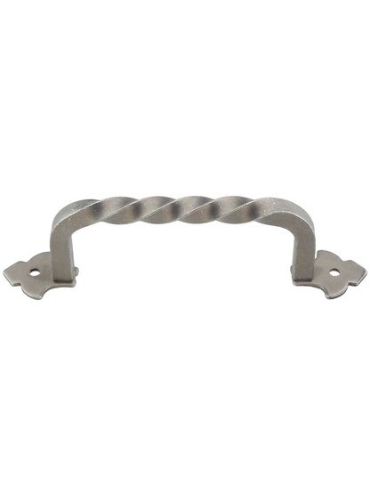 Normandy Norman Crest Pull - 4 3/4 inch Center-to-Center in Antique Pewter.